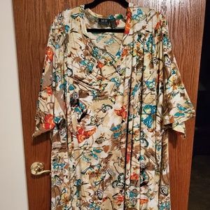 Butterfly Print Swing Style Tunic